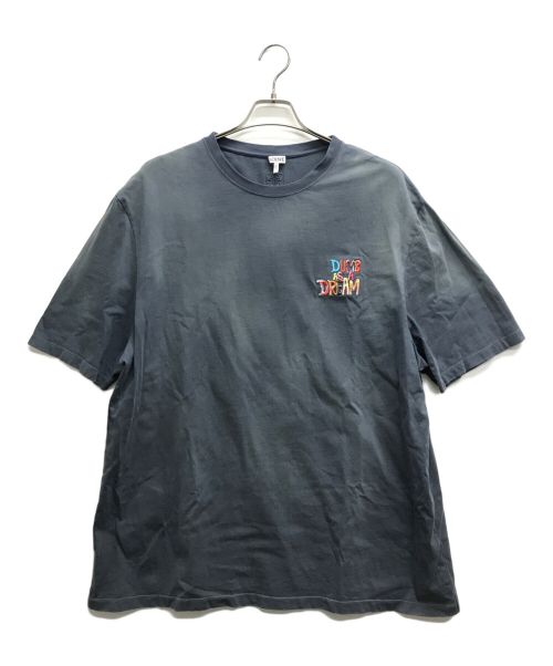 LOEWE（ロエベ）LOEWE (ロエベ) ルーズフィット Tシャツ ブルー/マルチカラー サイズ:Lの古着・服飾アイテム