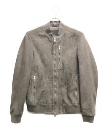 ALL SAINTS（オールセインツ）の古着「KEMBLE SUEDE BOMBER」｜グレー