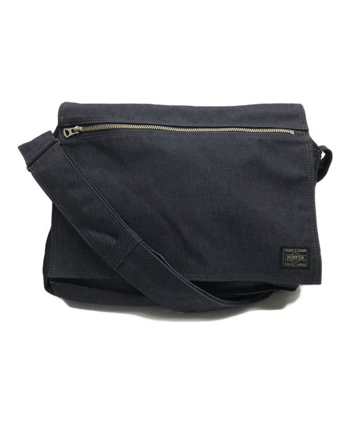 PORTER（ポーター）PORTER (ポーター) SMOKY SHOULDER BAG (Ｌ) インディゴの古着・服飾アイテム