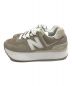 NEW BALANCE (ニューバランス) ローカットスニーカー ベージュ サイズ:23.5：8000円