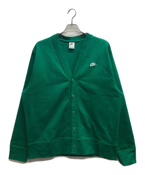 NIKE（ナイキ）NIKE (ナイキ) FAIRWAY CARDIGAN(フェアウェイカーディガン) / コットンカーディガン グリーン サイズ:XXLの古着・服飾アイテム