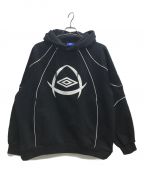 UMBRO×ATMOSアンブロ×アトモス）の古着「Hooded Sweatshirt / フーデッドスウェットシャツ」｜ブラック