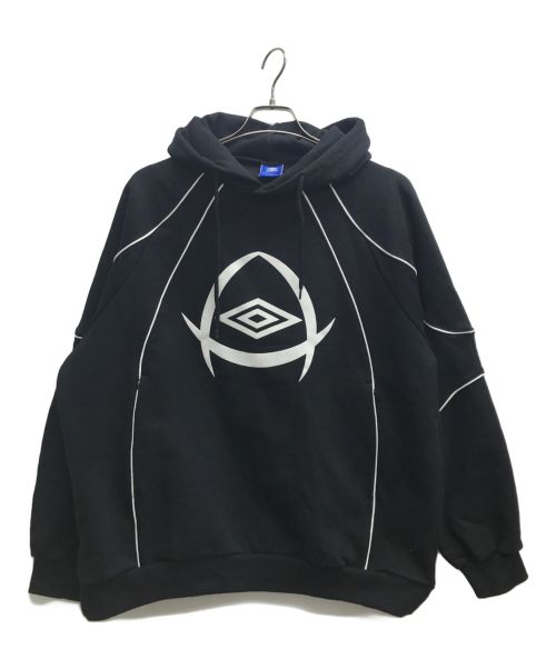 UMBRO（アンブロ）UMBRO (アンブロ) ATMOS (アトモス) Hooded Sweatshirt / フーデッドスウェットシャツ ブラック サイズ:Lの古着・服飾アイテム