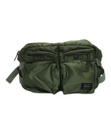 PORTER（ポーター）の古着「TANKER WAIST BAG」｜セージグリーン