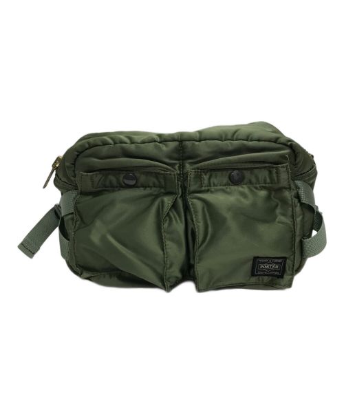 PORTER（ポーター）PORTER (ポーター) TANKER WAIST BAG セージグリーンの古着・服飾アイテム