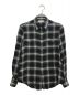 CELINE（セリーヌ）の古着「Skinny Western Check Shirt」｜ブラック