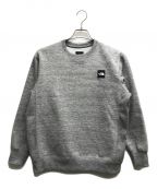 THE NORTH FACEザ ノース フェイス）の古着「SQUARE LOGO CREW スウェット」｜グレー