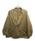 AURALEE（オーラリー）の古着「SUPER FINE WOOL COTTON TWILL SHAWL COLLAR JACKET」｜ブラウン