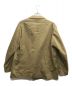 AURALEE (オーラリー) SUPER FINE WOOL COTTON TWILL SHAWL COLLAR JACKET ブラウン サイズ:4：18000円