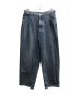 URU（ウル）の古着「COTTON DENIM TUCK PANTS」｜インディゴ