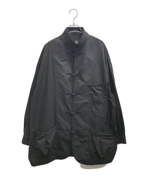 Porter Classic（ポータークラシック）Porter Classic (ポータークラシック) WEATHER CHINESE COAT / ウェザーチャイニーズコート ブラック サイズ:3の古着・服飾アイテム