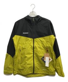 MAMMUT（マムート）の古着「Convey Tour HS Hooded Jacket」｜ブラック×イエロー