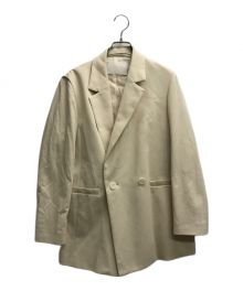 BALLSEY（ボールジィ）の古着「プレシャスモック ダブルブレストジャケット」｜アイボリー