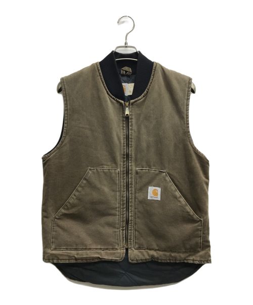 CarHartt（カーハート）CarHartt (カーハート) ダックベスト ベージュ サイズ:Mの古着・服飾アイテム