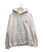 OYオーワイ）の古着「BACK STITCH LOGO HOODIE/バック ステッチ ロゴ フーディ」｜アイボリー