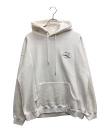 OY（オーワイ）の古着「BACK STITCH LOGO HOODIE/バック ステッチ ロゴ フーディ」｜アイボリー