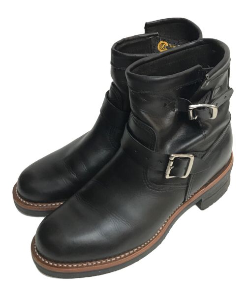 CHIPPEWA（チペワ）CHIPPEWA (チペワ) 7inch ORIGINAL ENGINEER BOOTS ブラック サイズ:27cmの古着・服飾アイテム