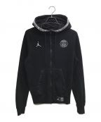 JORDAN×Paris Saint-Germainジョーダン×パリ・サン ジェルマン）の古着「PSG Fleece Hoodie/パリサンジェルマン フリース フーディ」｜ブラック