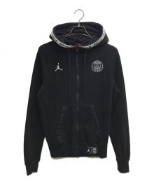 JORDAN×Paris Saint-Germain（ジョーダン×パリサンジェルマン）の古着「PSG Fleece Hoodie/パリサンジェルマン フリース フーディ」｜ブラック