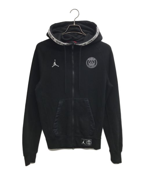 JORDAN（ジョーダン）JORDAN (ジョーダン) PARIS SAINT-GERMAIN (パリ・サン ジェルマン) PSG Fleece Hoodie/パリサンジェルマン フリース フーディ ブラック サイズ: XSの古着・服飾アイテム