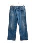 H BEAUTY&YOUTH（エイチ ビューティー&ユース）の古着「DENIM FLARE 5POCKET PANTS」｜インディゴ