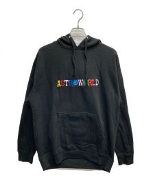 Astroworld（アストロワールド）の古着「刺繍パーカー」｜ブラック