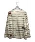 Porter Classic (ポータークラシック) ARTIST BORDER BOAT NECK SHIRT(アーティストボーダーボートネックシャツ) アイボリー サイズ:XL：15000円