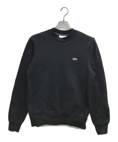 LACOSTE（ラコステ）LACOSTE (ラコステ) L/S CTN FLEECE SWEAT ブラック サイズ:2の古着・服飾アイテム