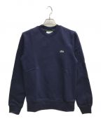 LACOSTEラコステ）の古着「L/S CTN FLEECE SWEAT(L/S CTN フリーススウェット)」｜ネイビー