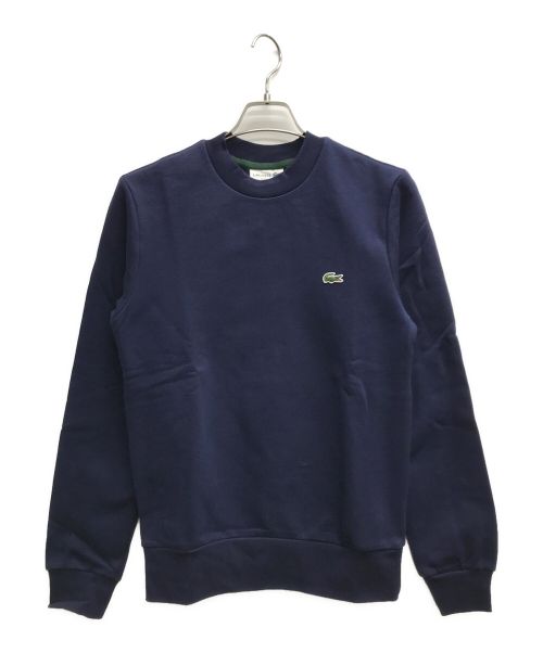 LACOSTE（ラコステ）LACOSTE (ラコステ) L/S CTN FLEECE SWEAT(L/S CTN フリーススウェット) ネイビー サイズ:2の古着・服飾アイテム