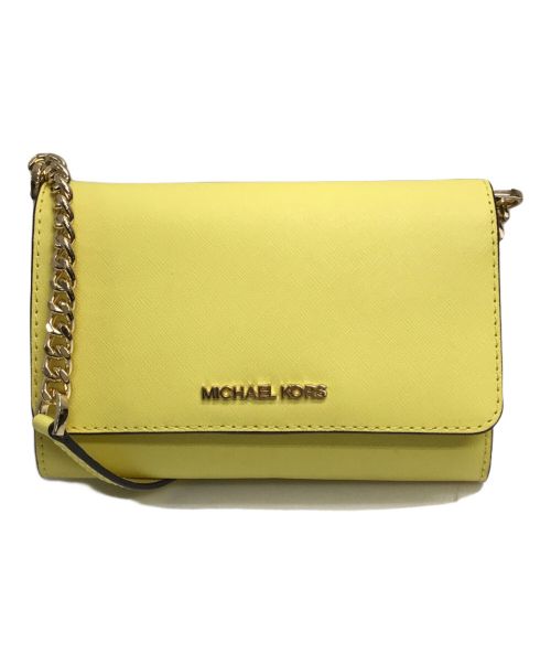 MICHAEL KORS（マイケルコース）MICHAEL KORS (マイケルコース) Jet Set Travel MediumCrossbody Bag イエローの古着・服飾アイテム