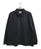 URBAN RESEARCHアーバンリサーチ）の古着「UR FUNCTIONAL WIDE LONG-SLEEVE ポロシャツ」｜ブラック