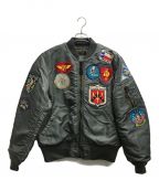 AVIREXアヴィレックス）の古着「MA-1 TOPGUN CUSTOM」｜カーキ