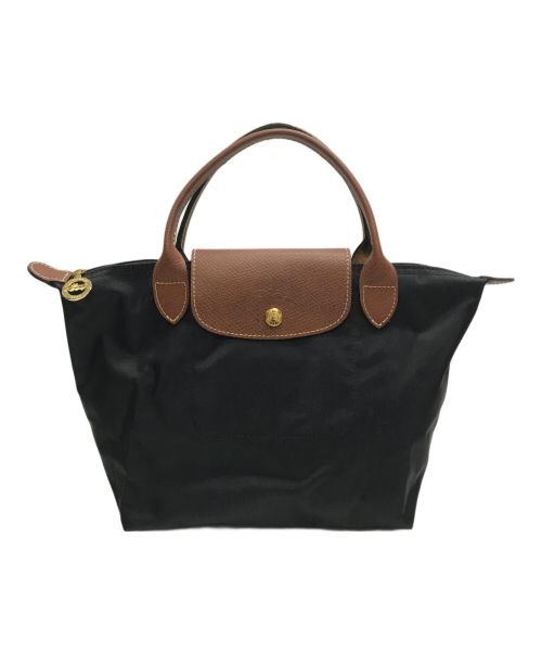 LONGCHAMP（ロンシャン）LONGCHAMP (ロンシャン) ル プリアージュオリジナル S トップハンドルバッグ ブラックの古着・服飾アイテム