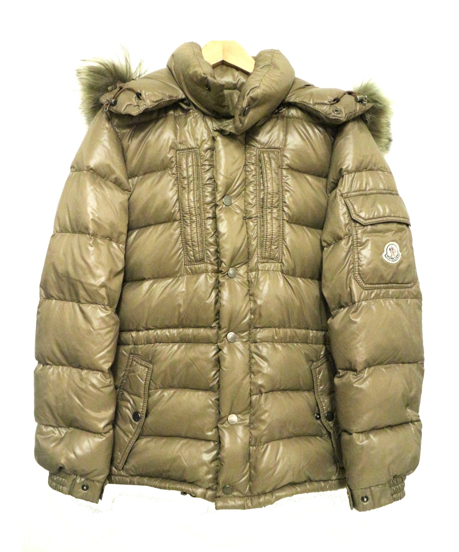 中古 古着通販 Moncler モンクレール ダウンジャケット ブラウン サイズ 0 アニメタグ取れ Rod ブランド 古着通販 トレファク公式 Trefac Fashion