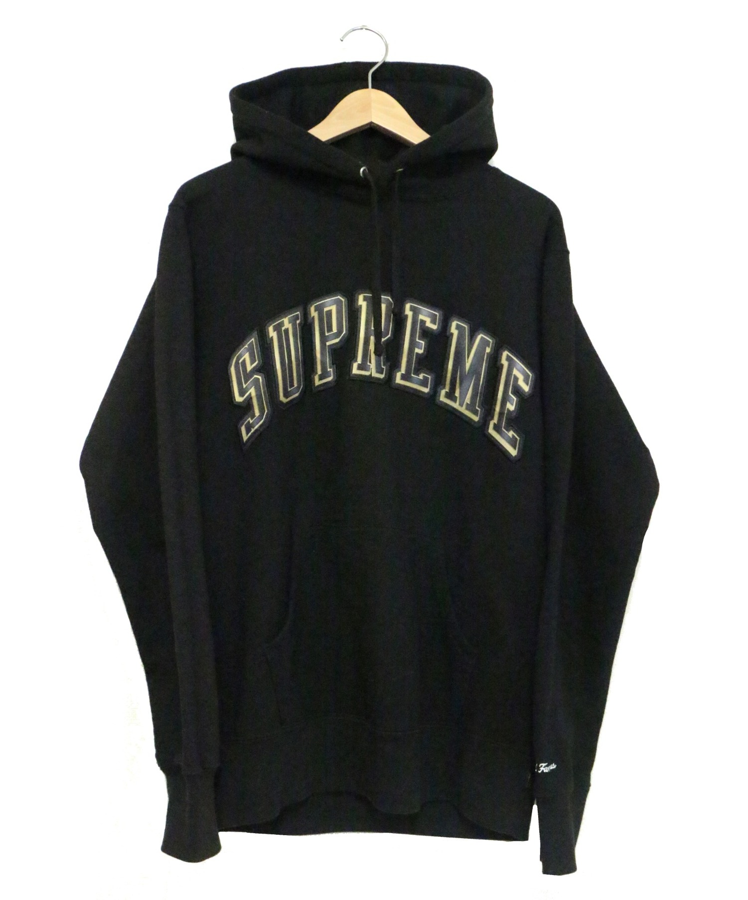 中古 古着通販 Supreme シュプリーム ロゴパーカー ブラック