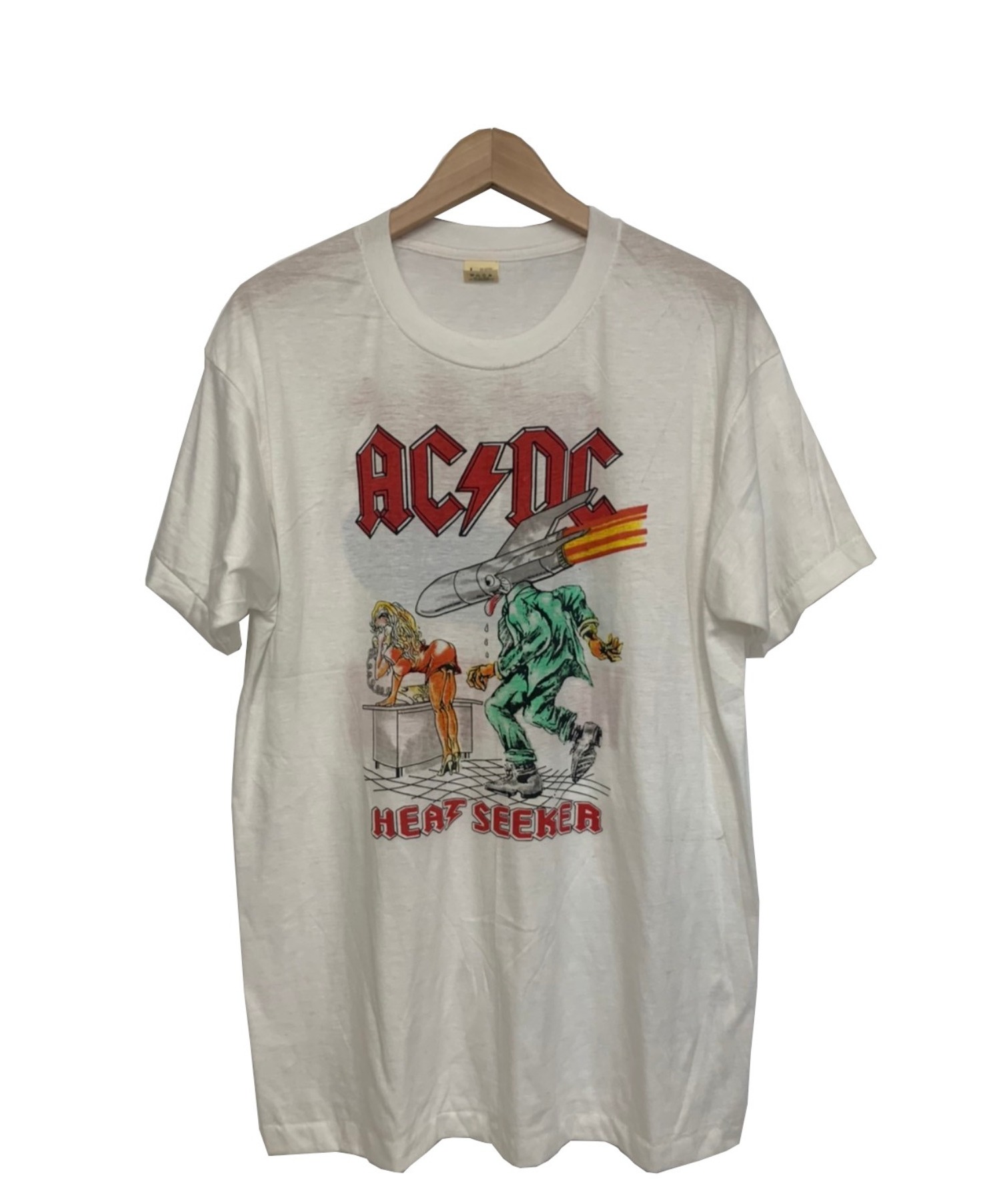 ACDC 1982年バンドTshirt Made in U.S.A 古着 - Tシャツ