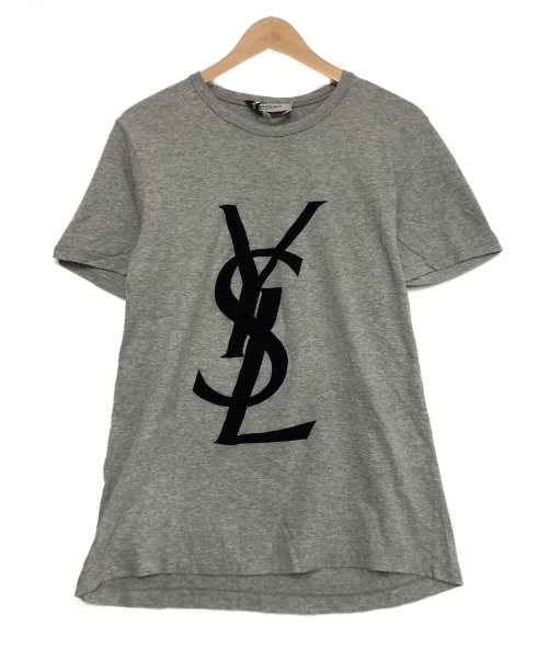 中古 古着通販 Yves Saint Laurent イブサンローラン Yslロゴtシャツ グレー サイズ M グッチグループジャパンタグ ブランド 古着通販 トレファク公式 Trefac Fashion