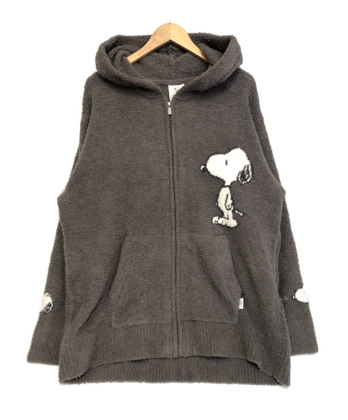 中古 古着通販 Gelato Pique ジェラートピケ ジャガードパーカー グレー サイズ M Snoopy Meets Gelato Pique 人気アイテム ブランド 古着通販 トレファク公式 Trefac Fashion