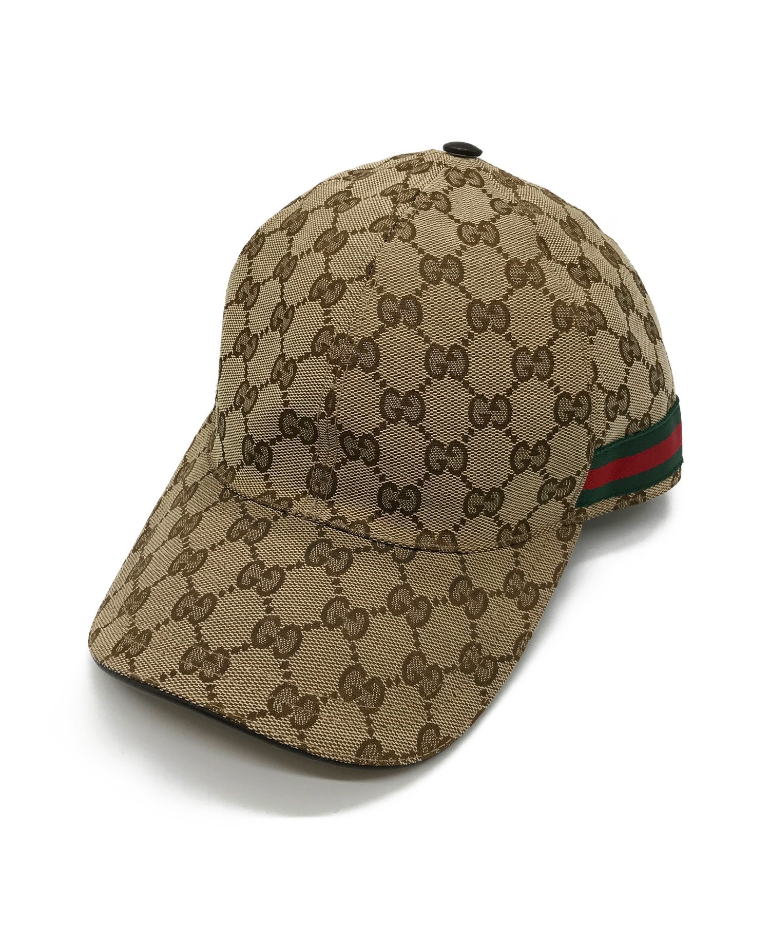 新品好評 GUCCI◇GUCCI/200035 STREET 店 601491/キャップ/L/BEG/総柄