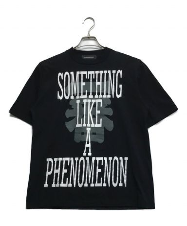 中古・古着通販】PHENOMENON (フェノメノン) プリントTシャツ ブラック