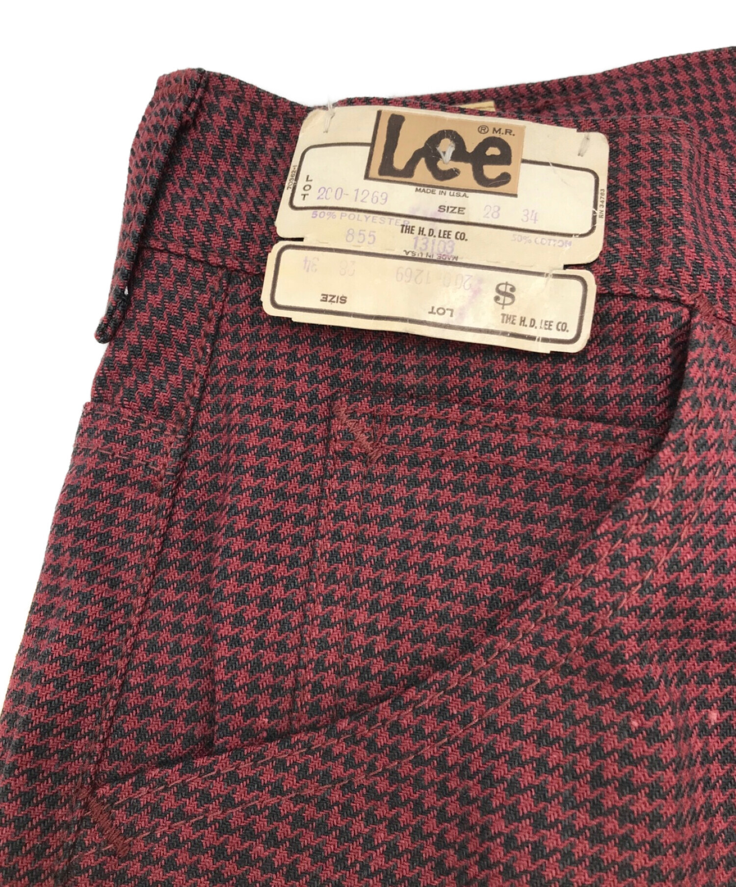 70´s Lee sures リー フレアパンツ 柄 公式日本通販 vintage lee s