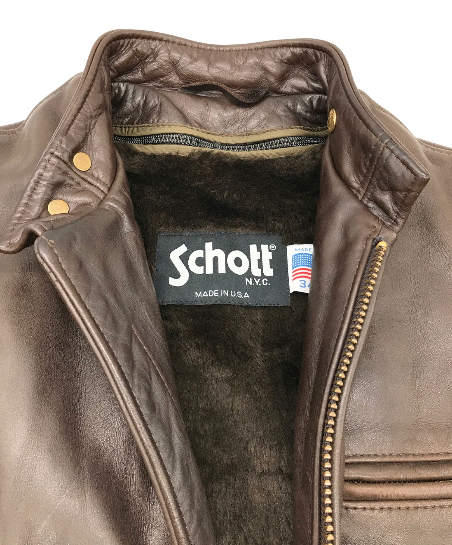 17500円安い値段 イベント限定 ☆Schott ボアライナー シングル