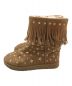 UGG×JIMMY CHOO (アグ ジミーチュウ) スタースタッズフリンジムートンブーツ ブラウン サイズ:US7/UK5.5/EU38：3980円