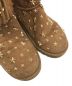 中古・古着 UGG×JIMMY CHOO (アグ ジミーチュウ) スタースタッズフリンジムートンブーツ ブラウン サイズ:US7/UK5.5/EU38：3980円