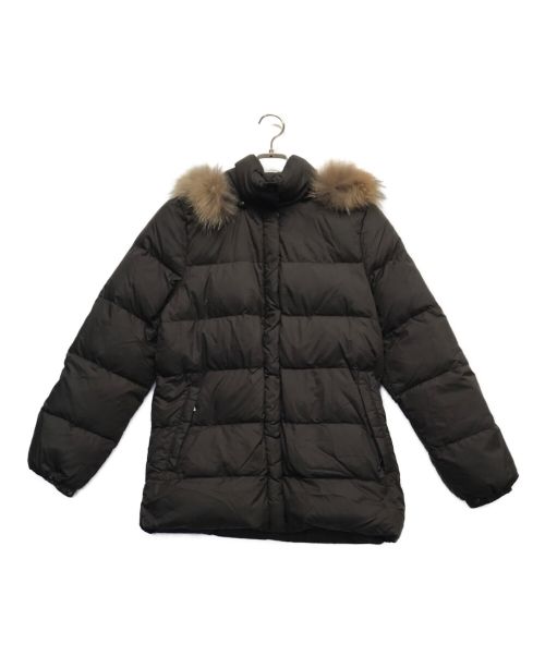 MONCLER（モンクレール）MONCLER (モンクレール) VALENTINEダウンジャケット ブラウン サイズ:00の古着・服飾アイテム