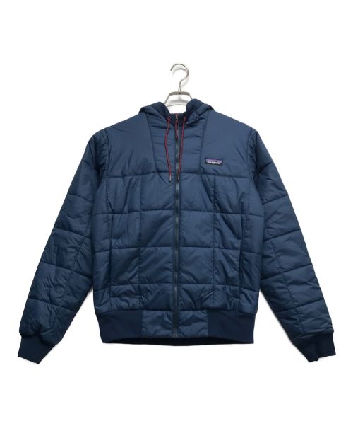 Patagonia（パタゴニア）Patagonia (パタゴニア) BOX QUILTED HOODY ブルー サイズ:Sの古着・服飾アイテム