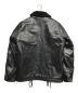 HOUSTON (ヒューストン) LEATHER N-1 DECK JACKET ブラック サイズ:38R：32800円