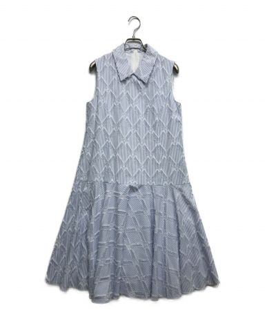 【中古・古着通販】FOXEY NEWYORK (フォクシーニューヨーク) ノースリーブワンピース / LIBRE DRESS ブルー  サイズ:40｜ブランド・古着通販 トレファク公式【TREFAC FASHION】スマホサイト