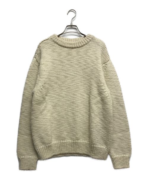 LEMAIRE（ルメール）LEMAIRE (ルメール) クルーネックニット / CHUNKY SWEATER ホワイト サイズ:Sの古着・服飾アイテム